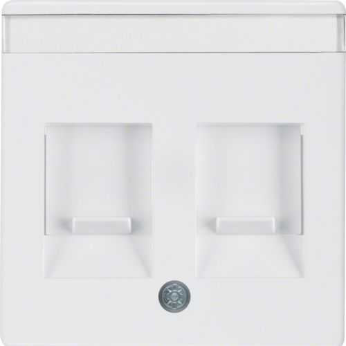 Berker 11816089 Zentralstück mit Staubschutzschiebern und Beschriftungsfeld Q.x polarweiß, samt Mesch Shop Berker 11816089 Zentralstück mit Staubschutzschiebern und Beschriftungsfeld Q.x polarweiß, samt Mesch Shop